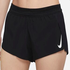 black nike aeroswift shorts size S in like new condition
